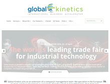 Tablet Screenshot of global-kinetics.com